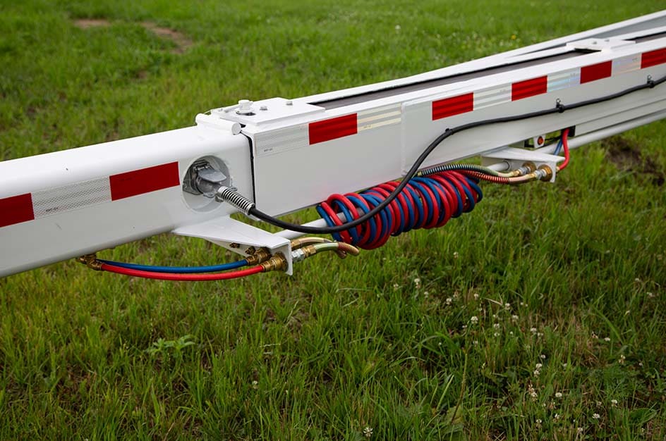 close up of IPT pole trailer from Stellar