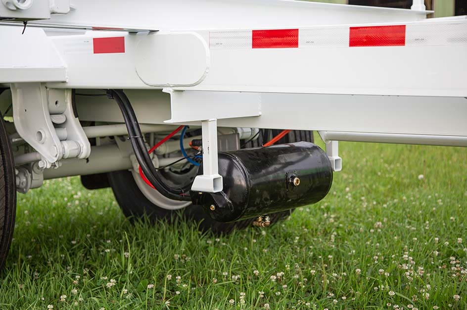 close up of IPT pole trailer from Stellar