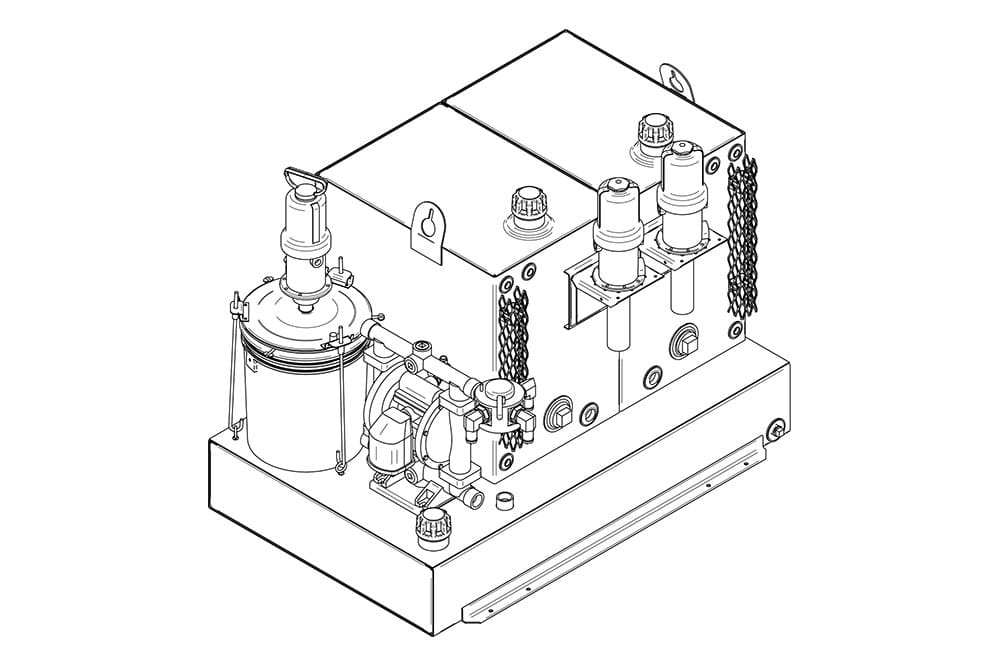 LM120 Lube Skid Illustration
