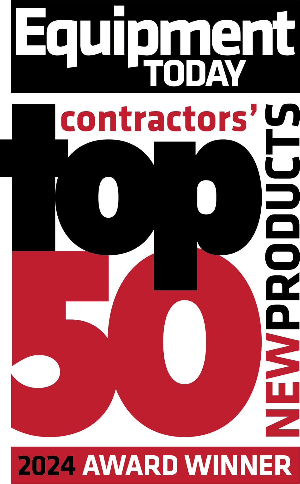 Equipment Today Top 50 Contractors 2024 Award Winner Logo