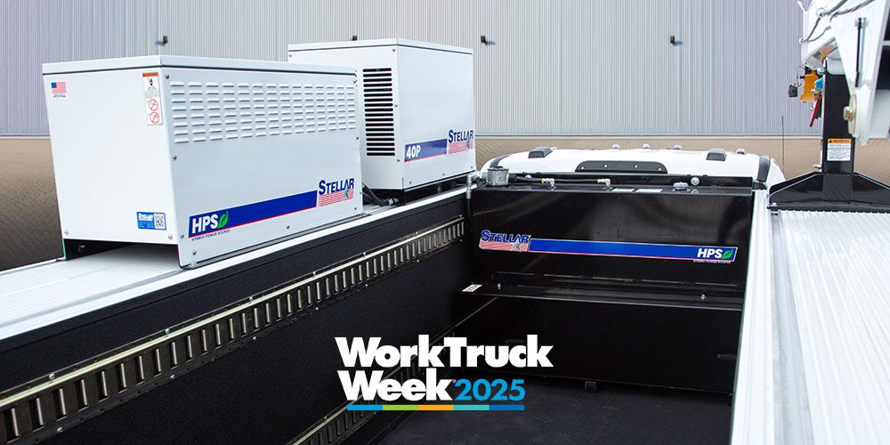 2025 Model Year Hybrid Power Source mounted on a TMAX Mechanic Truck