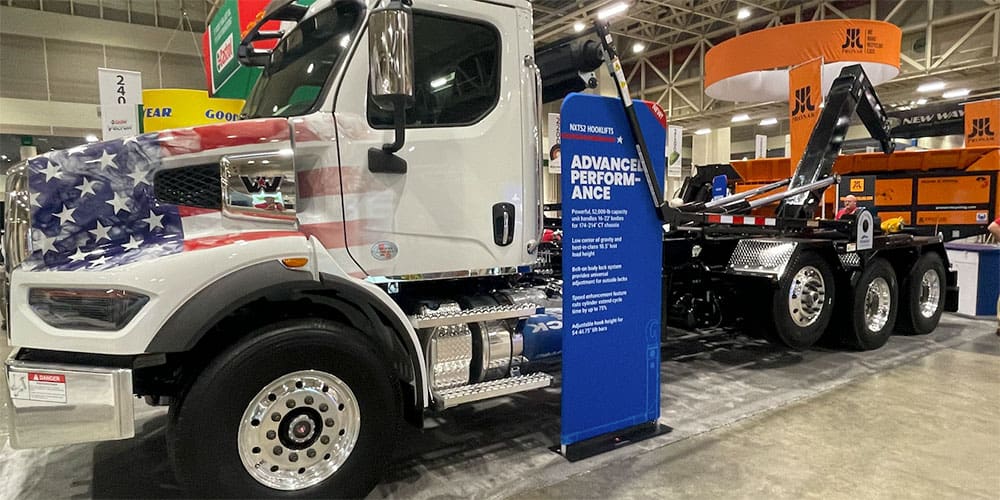 Stellar's NXT52 parked at a tradeshow